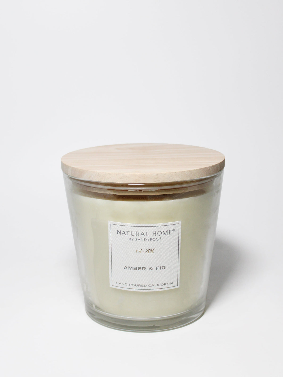 Fragrant Amber & Fig Natural Home 31 oz scented candle