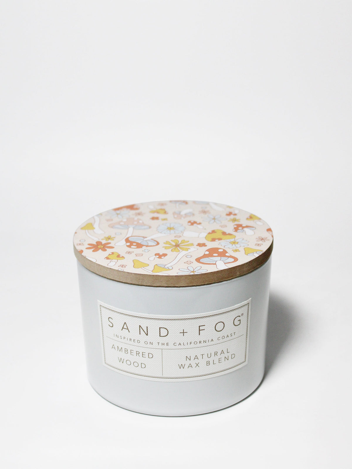 Fragrant Ambered Wood 12 oz scented candle