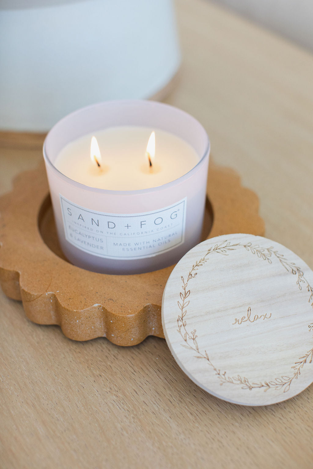 Fragrant Eucalyptus & Lavender 12 oz scented candle