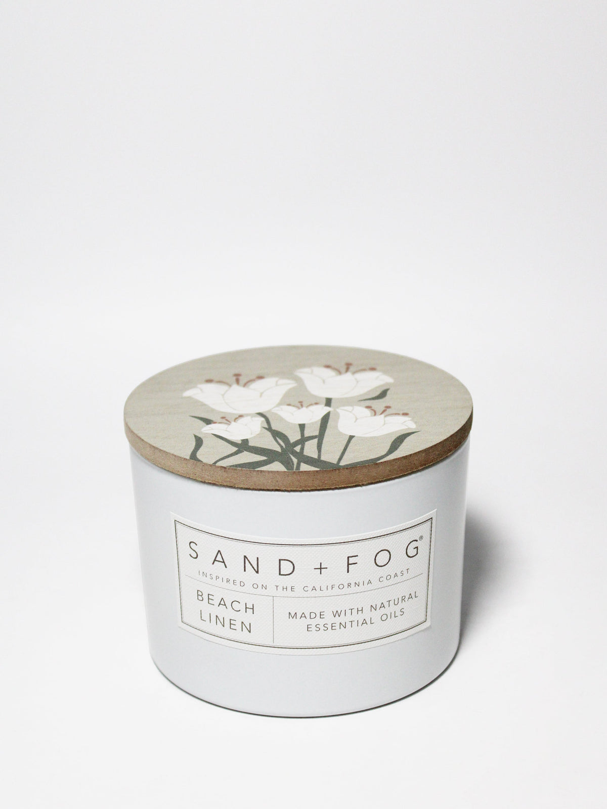 Fragrant Beach Linen 12 oz scented candle